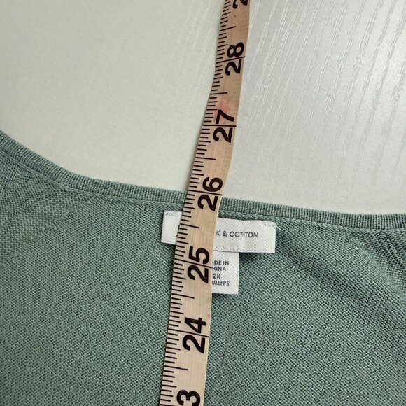 NWT J.Jill Silk & Cotton V-Neck Tunic Sweater • 2X - Picture 8 of 9